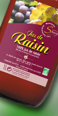 Jus de raisin rouge Biologique